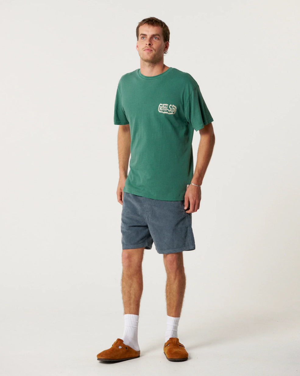 Critical Slide Tiki Tee - Dusty Green