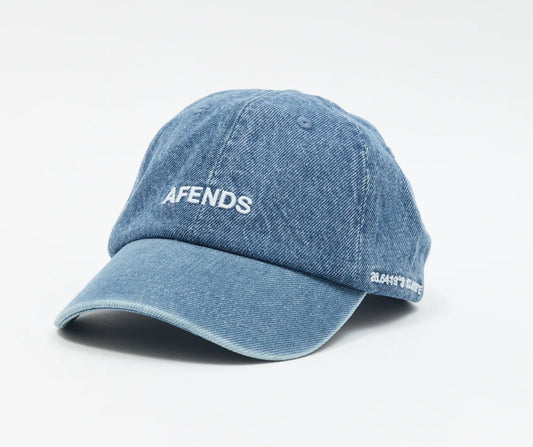 AFENDS Studio Hemp Denim Paneled Cap