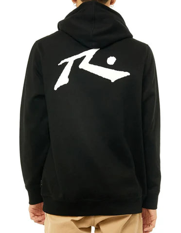 Rusty Competition Hooded Fleece Boys - Black