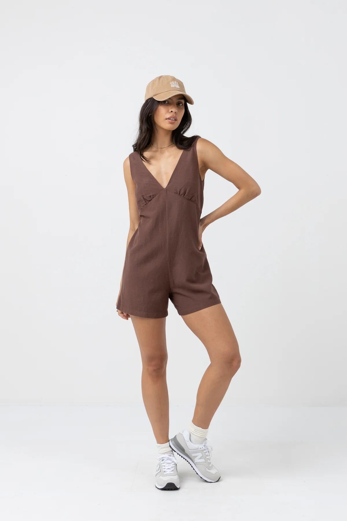 Mindy Romper Chocolate