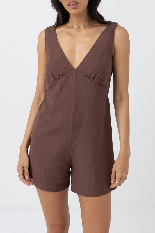 Mindy Romper Chocolate