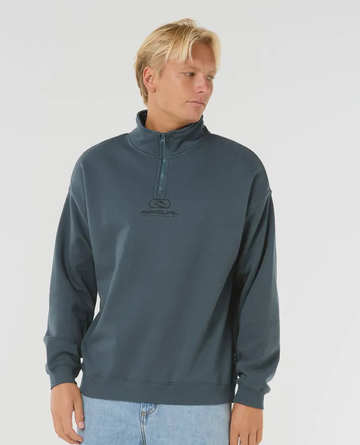 Ripcurl Pill Icon 1/4 Zip Crew