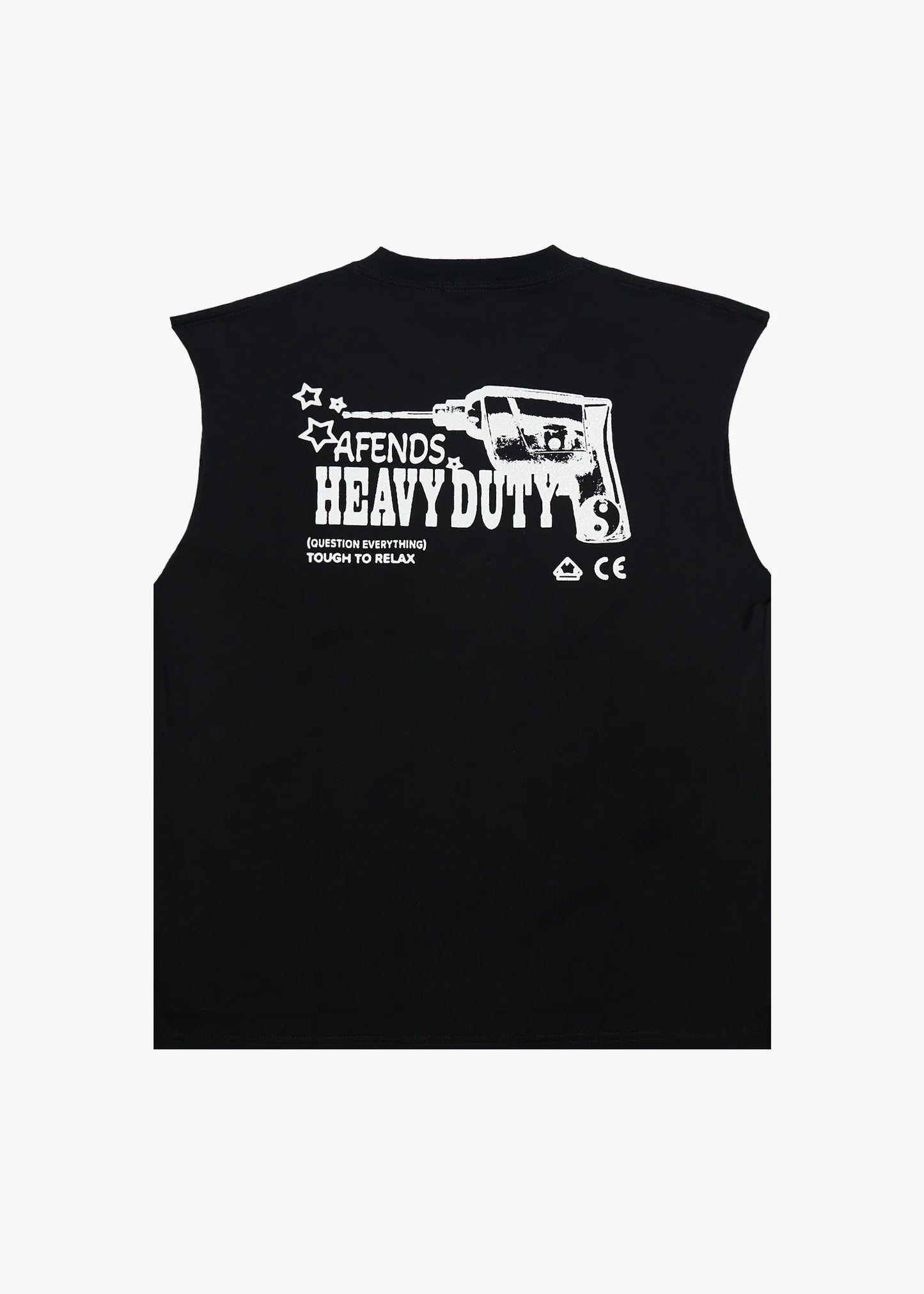 AFENDS HEAVY DUTY - SLEEVELESS TEE