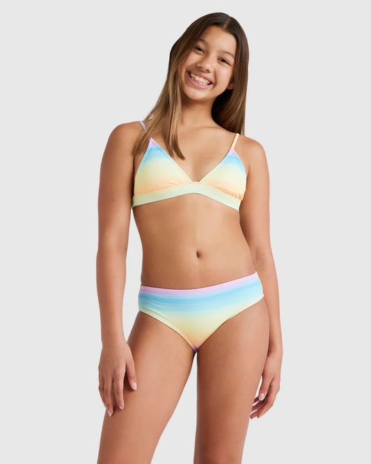 Billabong Girls 6-14 Vista Dreamin Tri Bikini Set