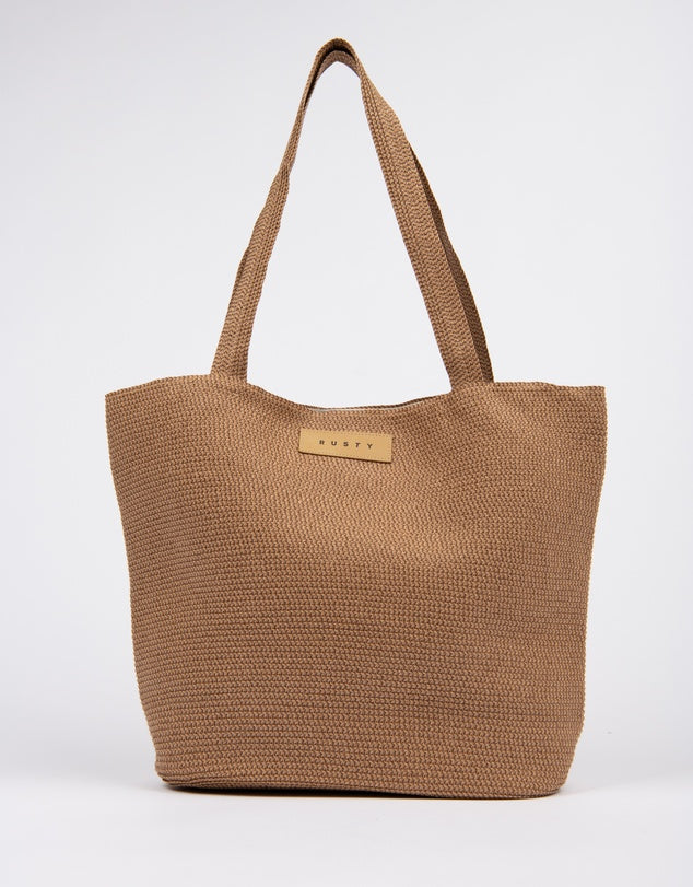 Rusty Gisele Straw Beach Bag