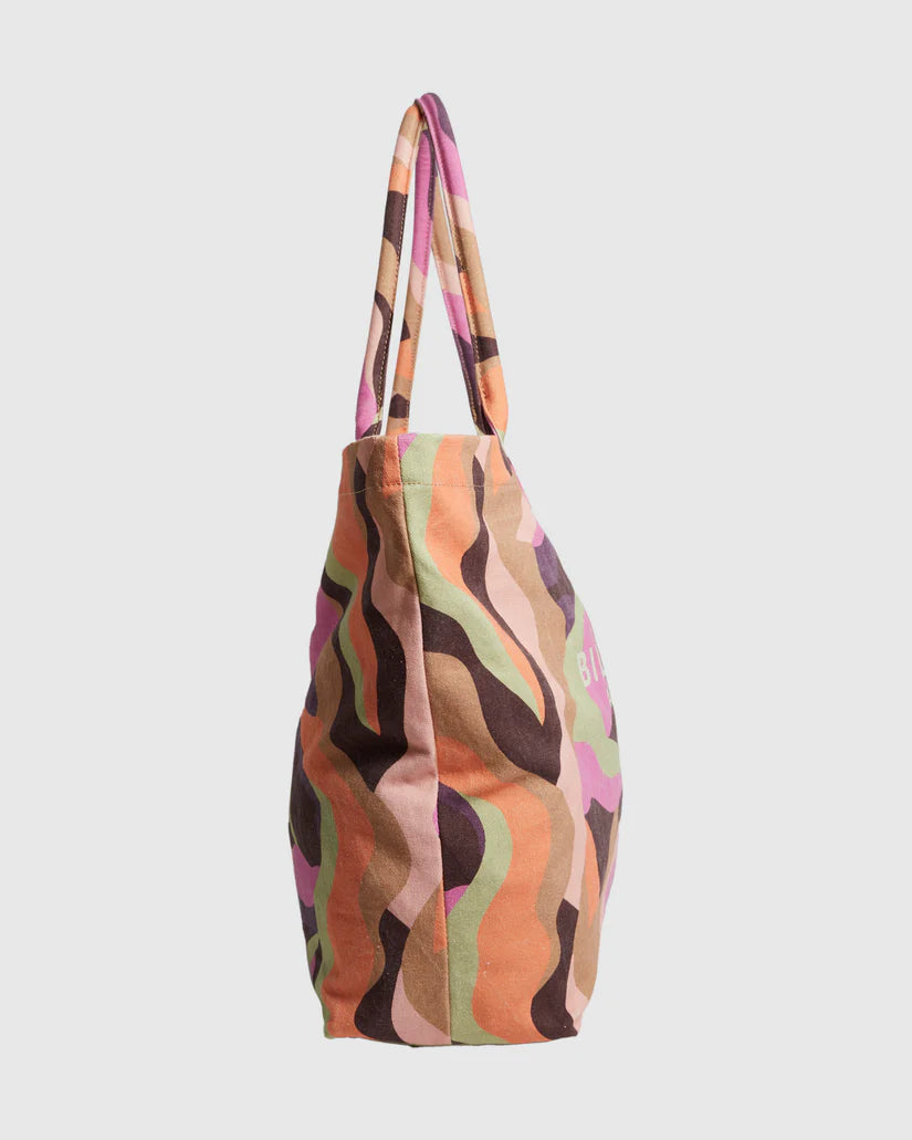 Billabong Womens Surf Swirlin Tides Tote Bag