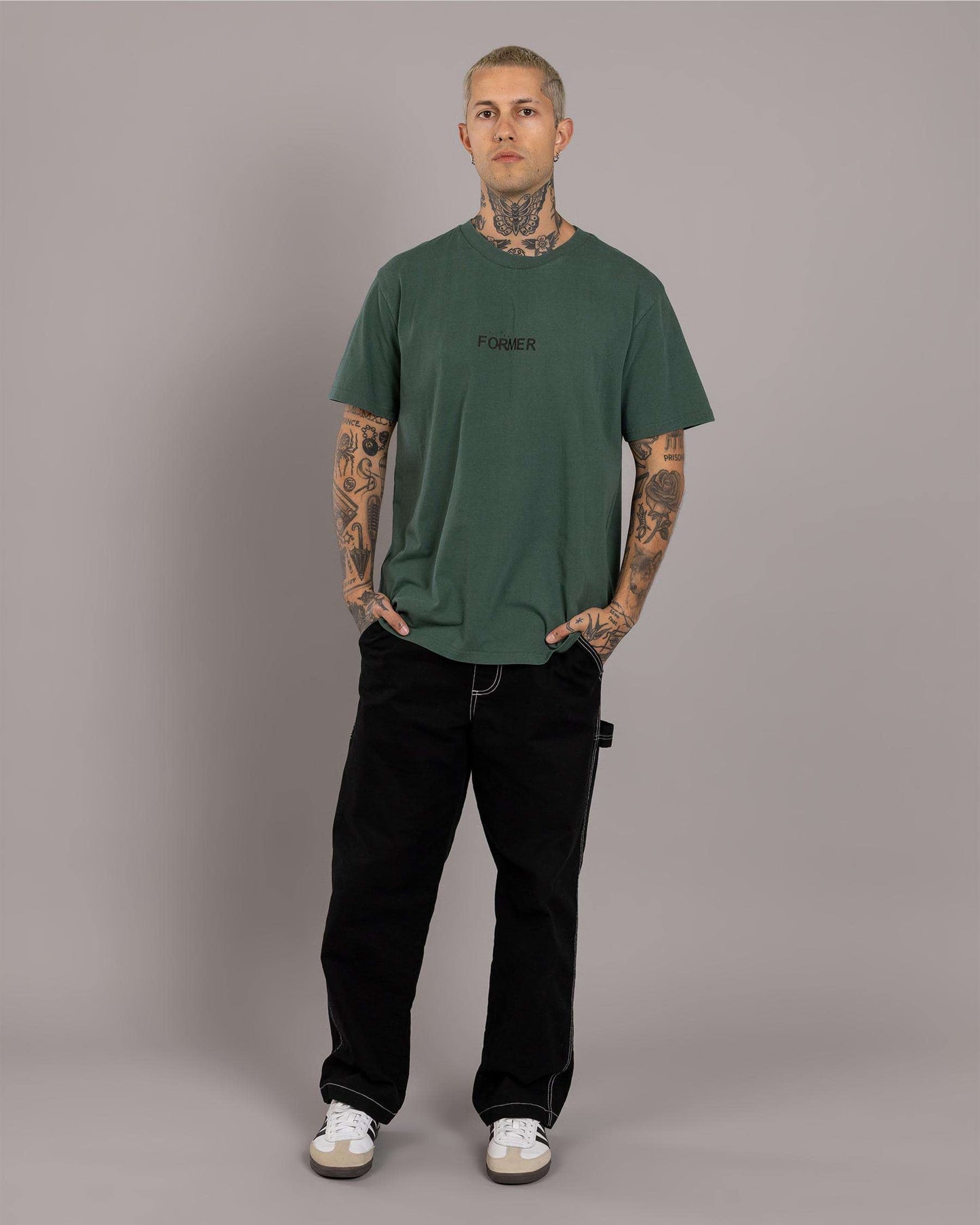 FORMER TRUSTED T-SHIRT // WASHED GREEN