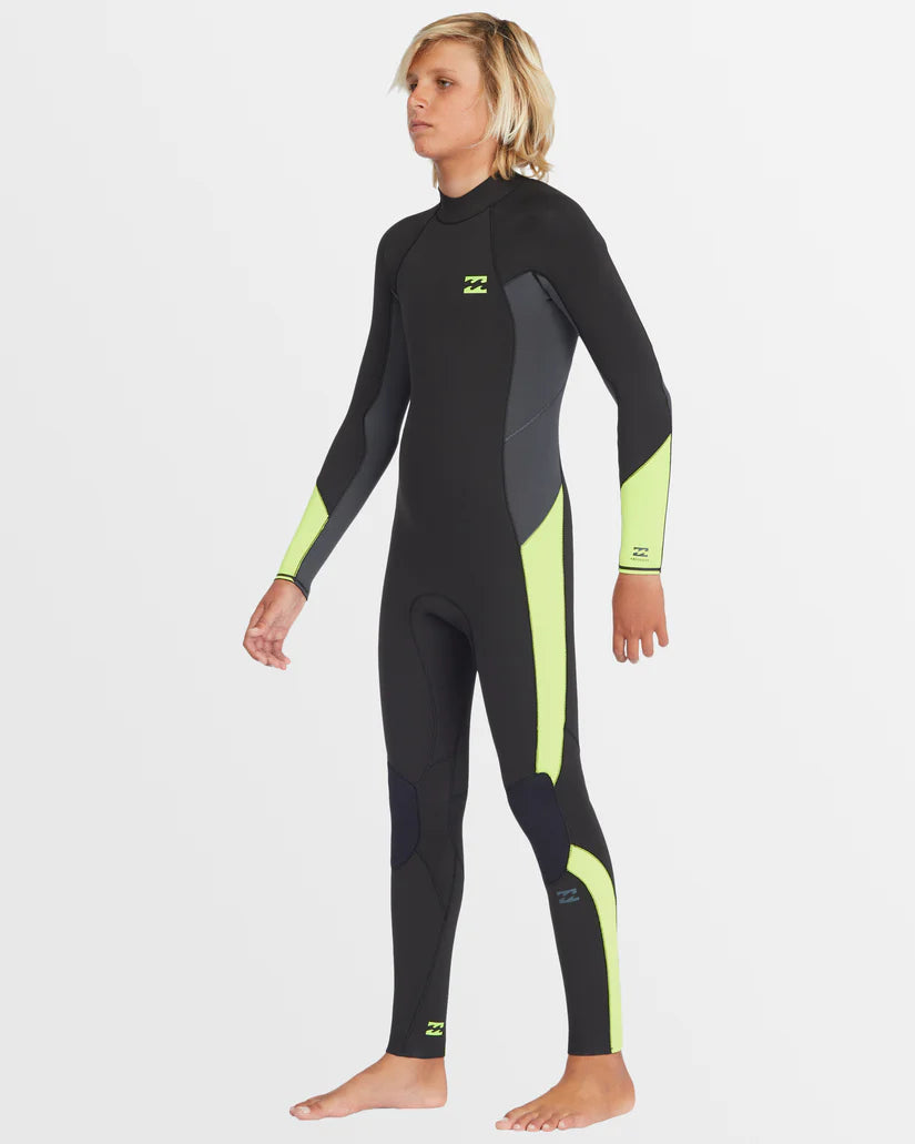 Billabong Boys 8-16 3/2mm Absolute Back Zip GBS Wetsuit
