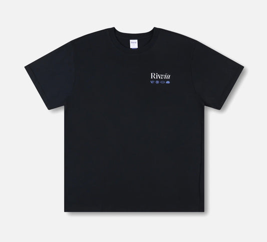 RIVVIA REPLAY T-SHIRT : BLACK