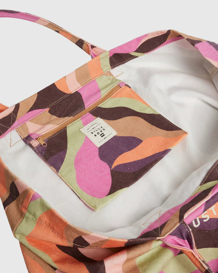 Billabong Womens Surf Swirlin Tides Tote Bag