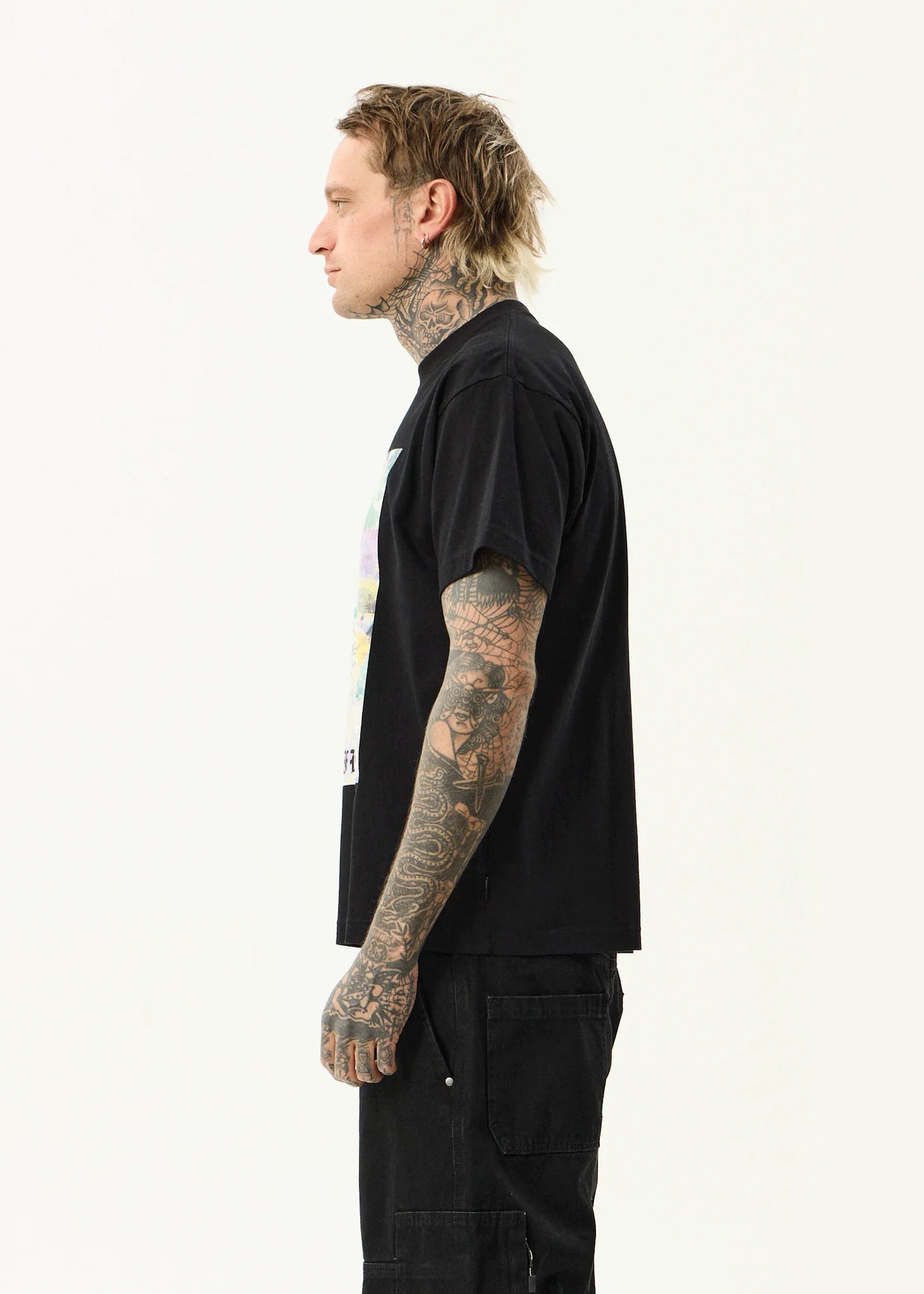 AFENDS SADWORLD - HEAVYWEIGHT BOXY TEE