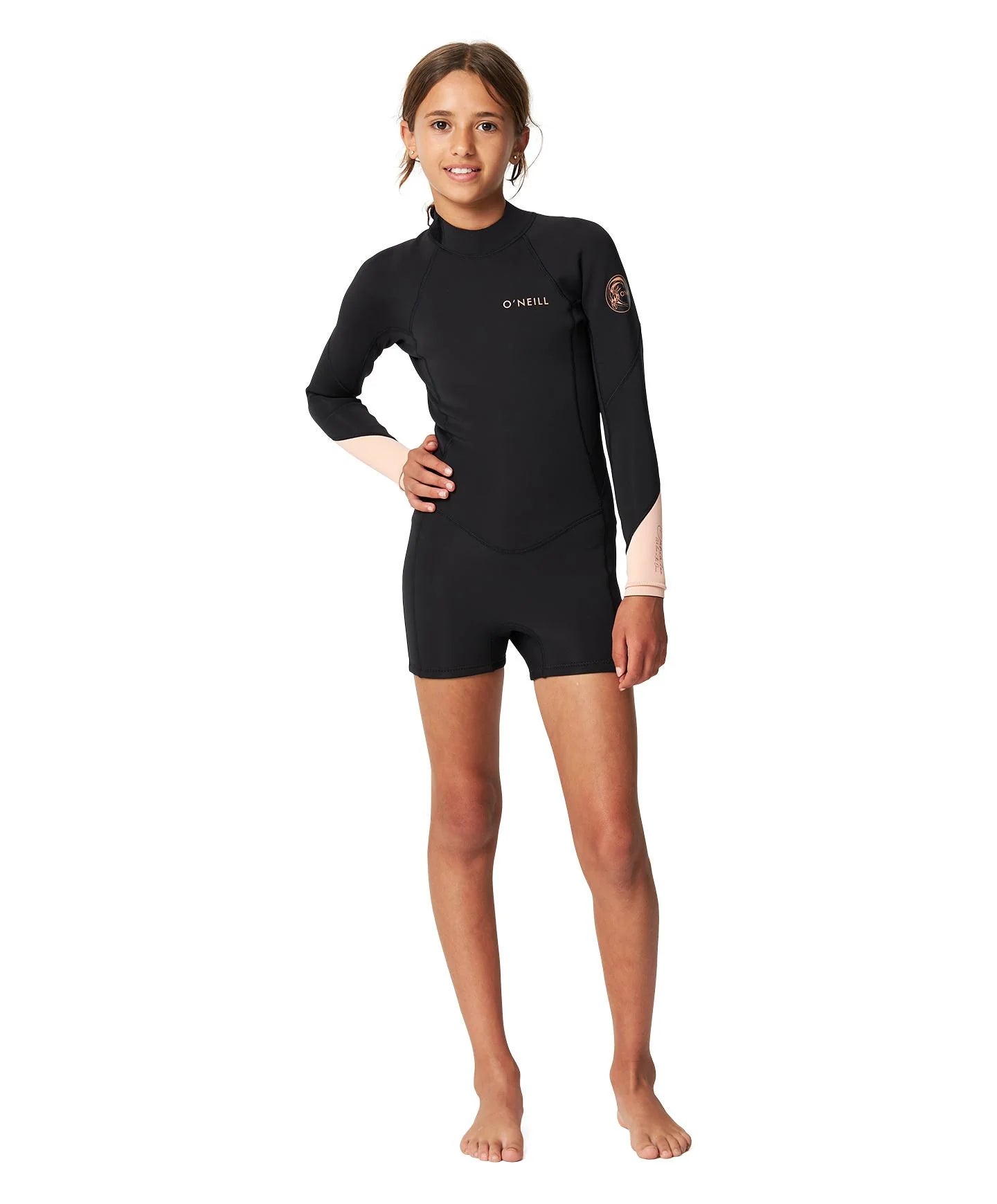 O'Neill Girl's Bahia BZ LS Mid Spring 2mm - Black