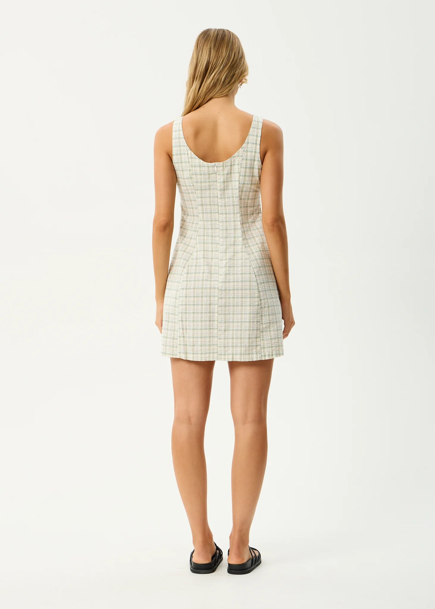AFENDS LEGACY - SEERSUCKER MINI DRESS