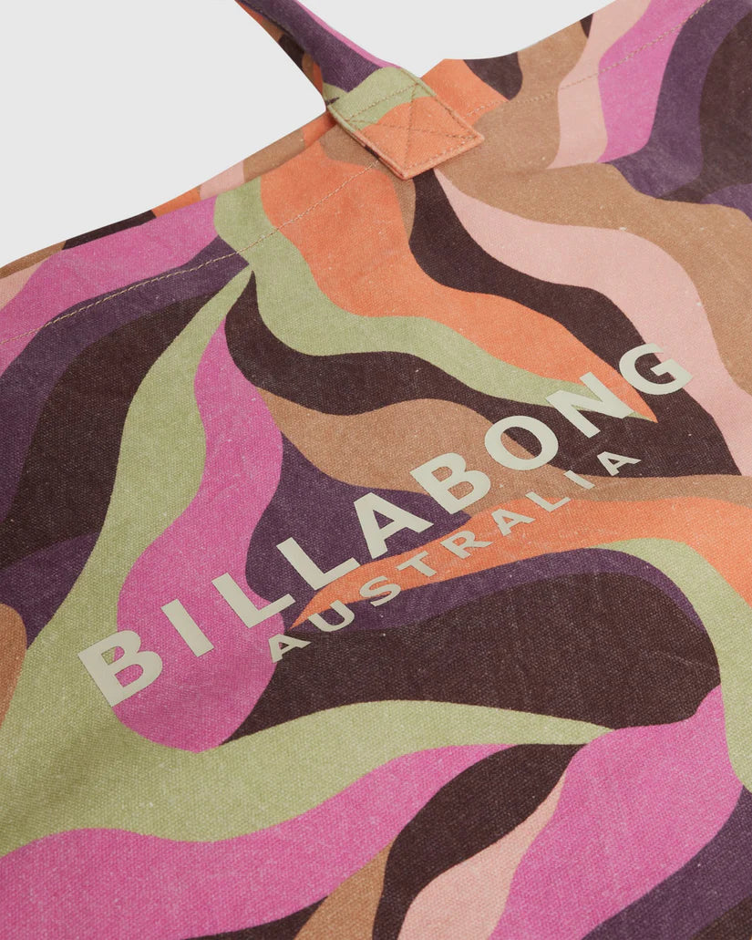 Billabong Womens Surf Swirlin Tides Tote Bag