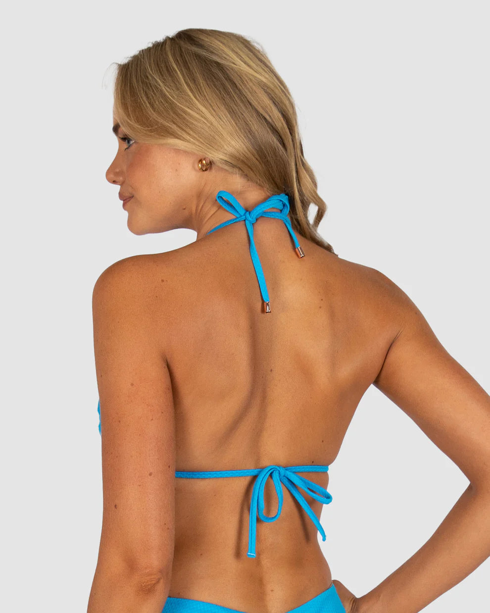 Baku Rococco Slide Triangle Bikini Bra Top - Capri