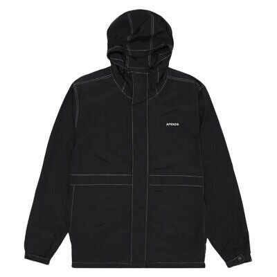 AFENDS Liquid Space Recycled Black Spray Jacket