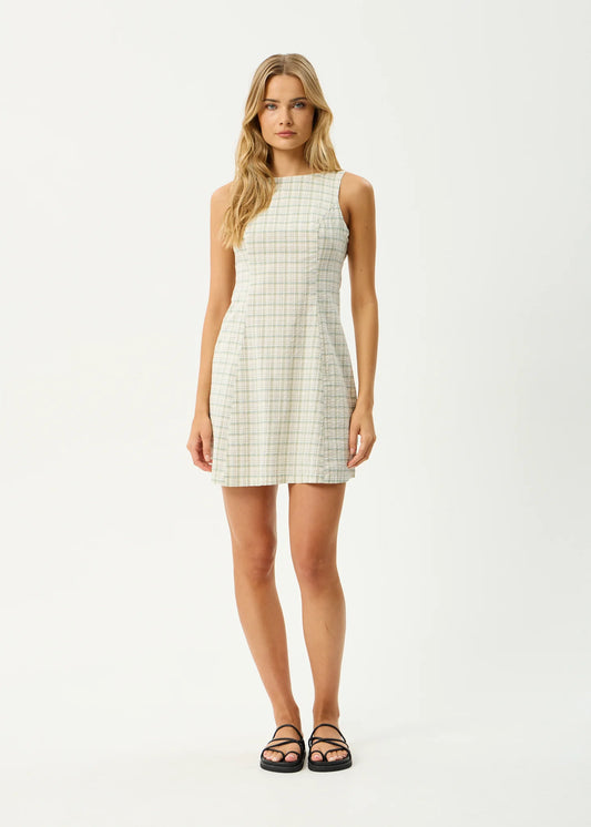 AFENDS LEGACY - SEERSUCKER MINI DRESS
