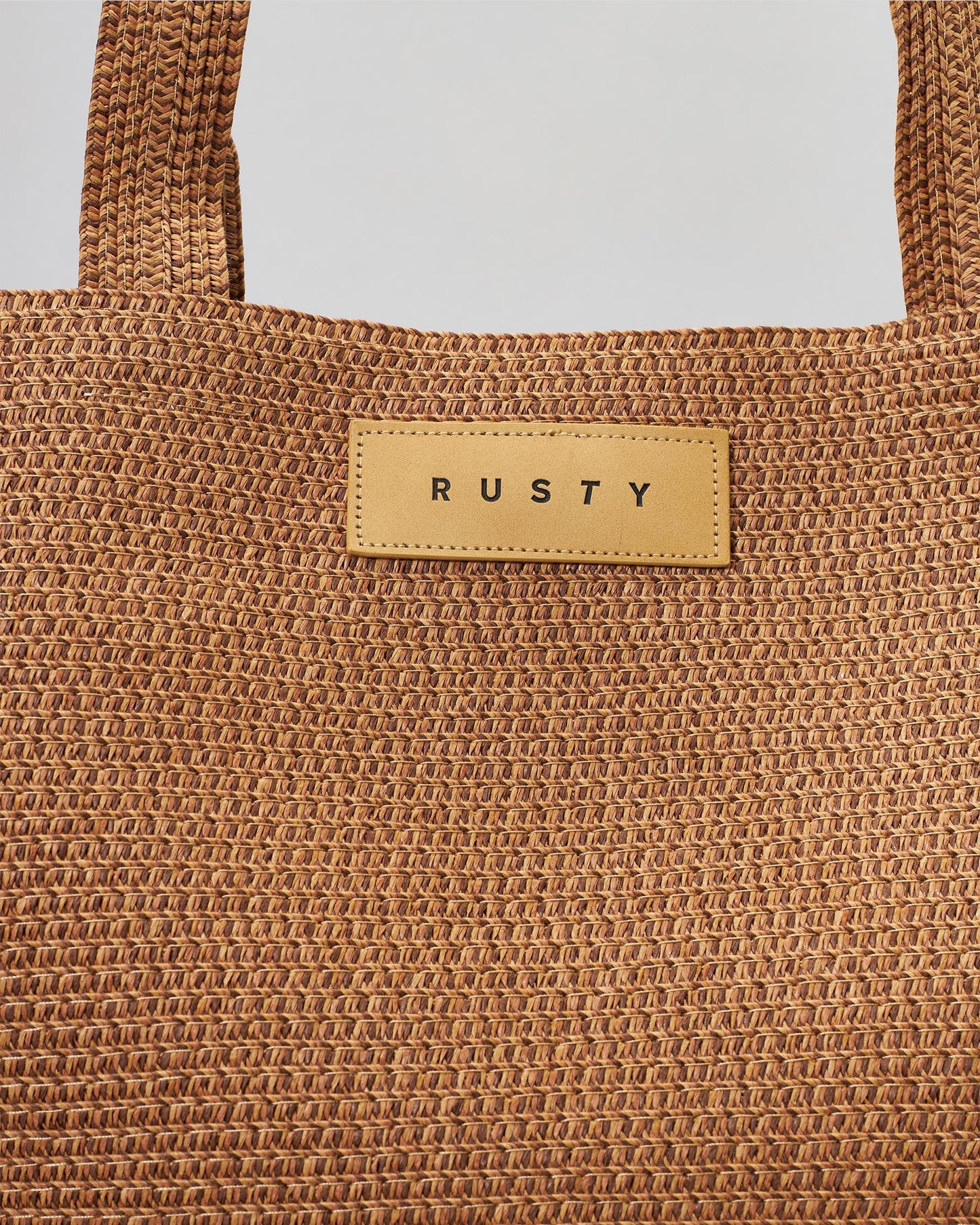 Rusty Gisele Straw Beach Bag