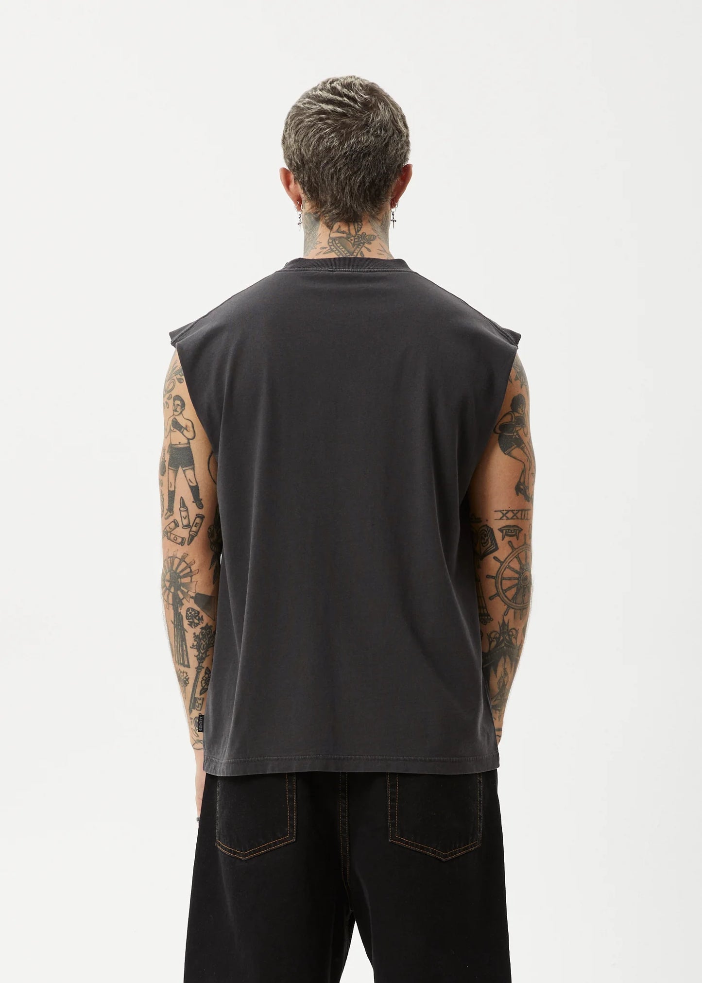 AFENDS Destroyer Sleeveless Tee Recycled