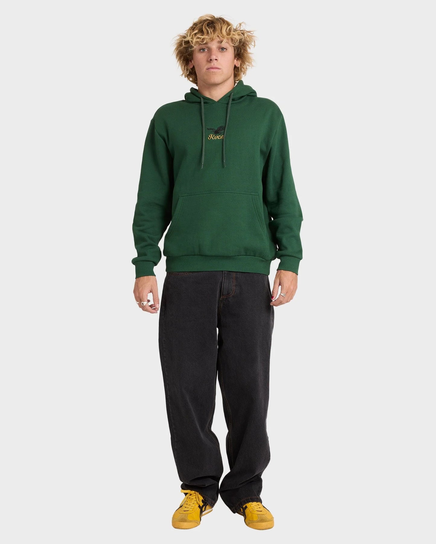 RVCA MENS ON WING PULLOVER HOODIE - essential surf and skate