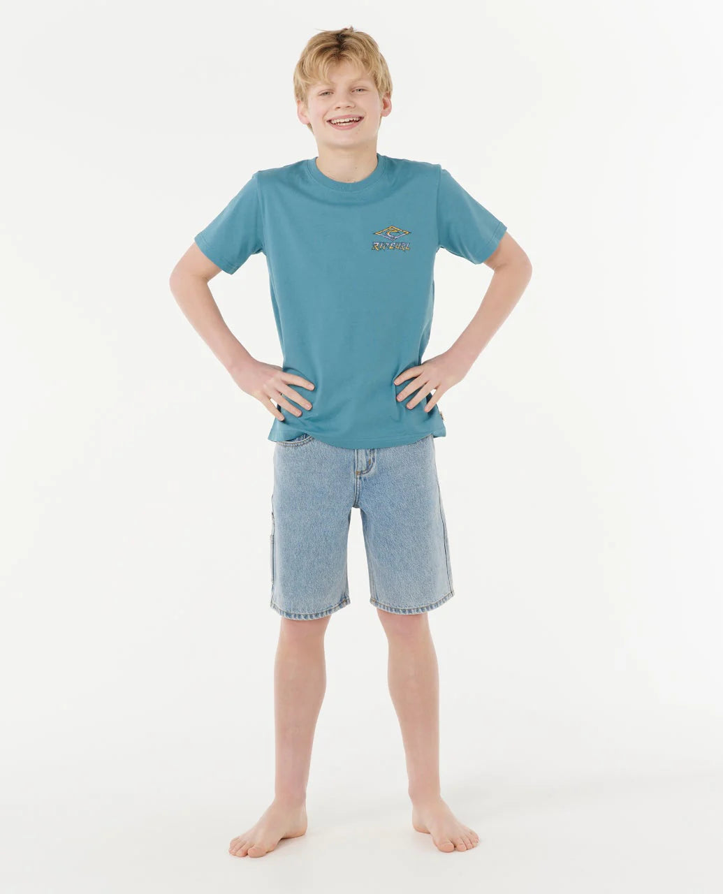 RIP CURL TROPIC DAZE LOGO TEE - KIDS