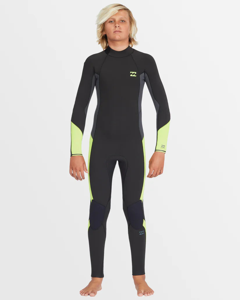 Billabong Boys 8-16 3/2mm Absolute Back Zip GBS Wetsuit