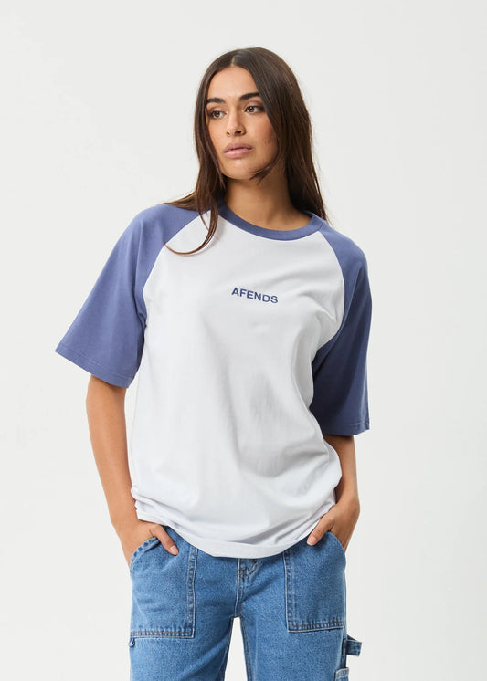AFENDS RYAN - OVERSIZED RAGLAN TEE