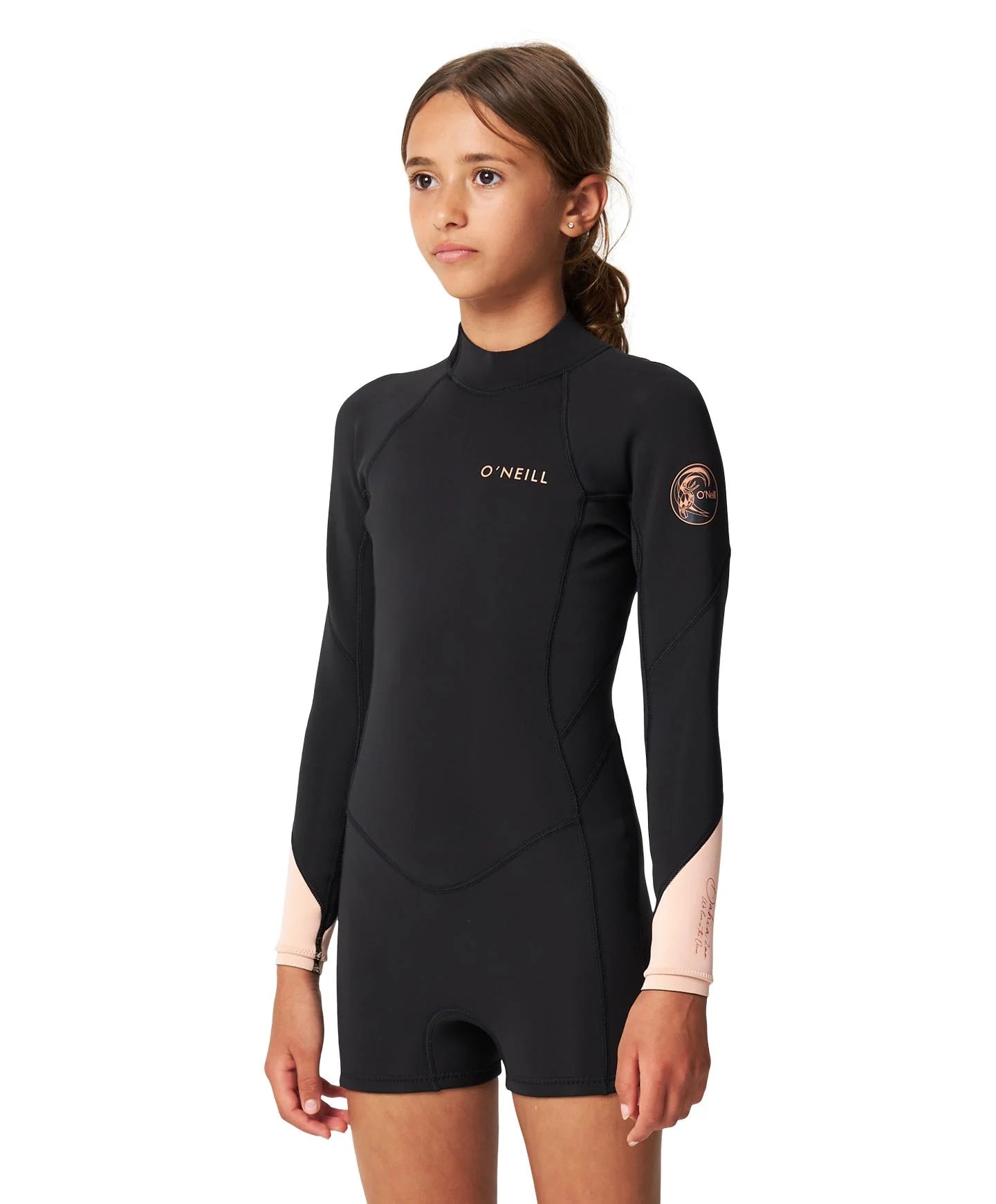 O'Neill Girl's Bahia BZ LS Mid Spring 2mm - Black