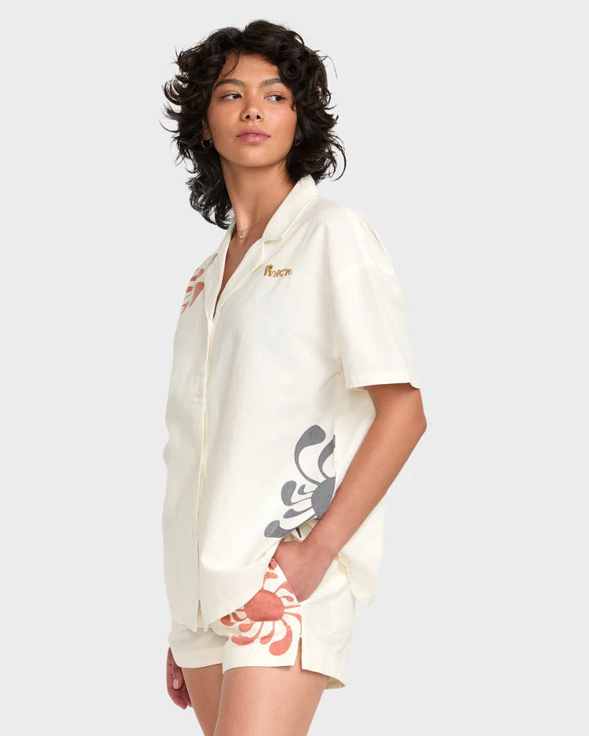 RVCA WOMENS LAURYN BUTTON UP