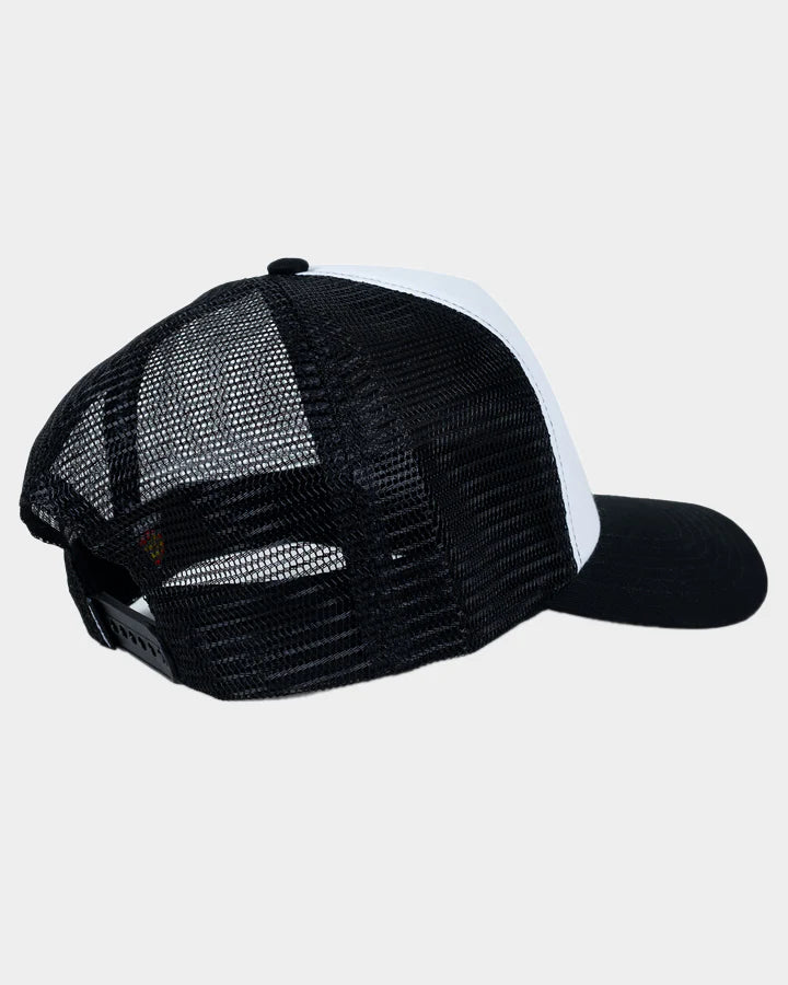 Santa Cruz Vivid MFG Dot Women's Snapback Trucker Hat Black