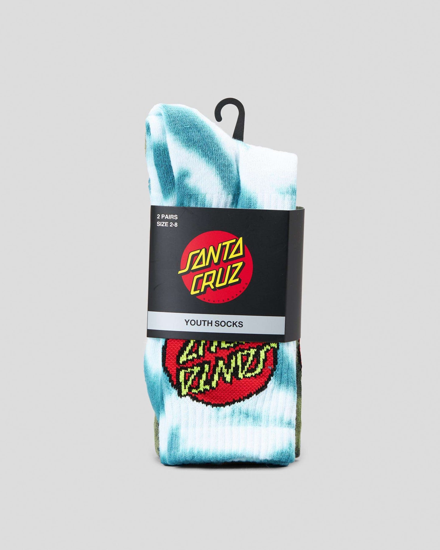 Santa Cruz Classic Dot Tie Dye Sock 2 Pack
