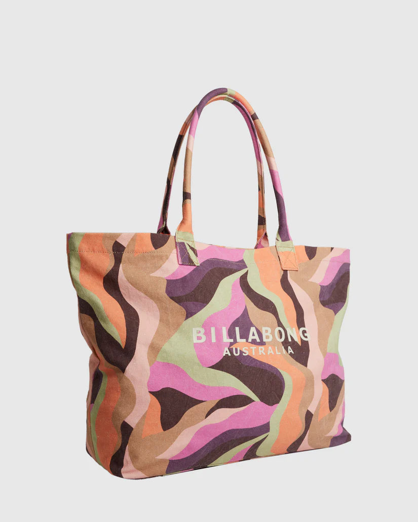Billabong Womens Surf Swirlin Tides Tote Bag