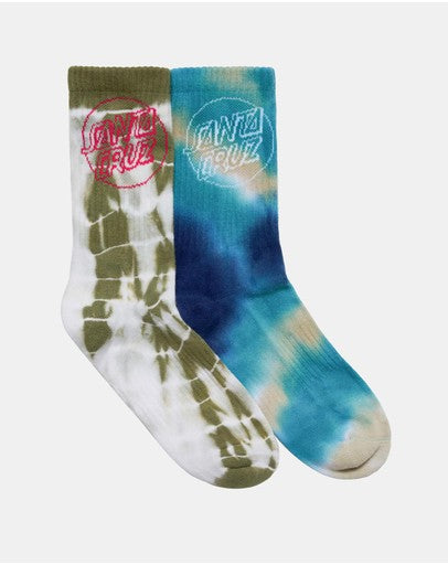 Santa Cruz Opus Dot Crew Sock 2PK