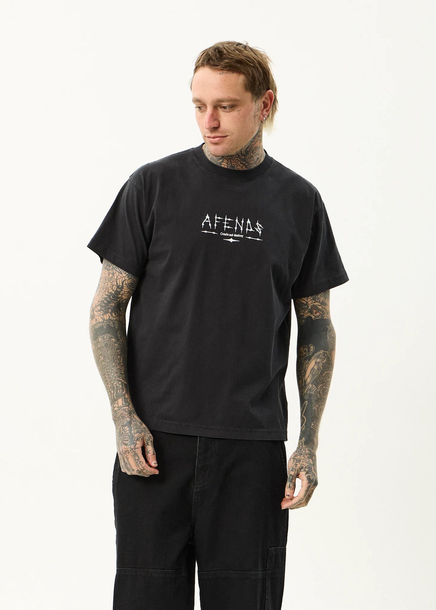 AFENDS SPINAL - BOXY TEE