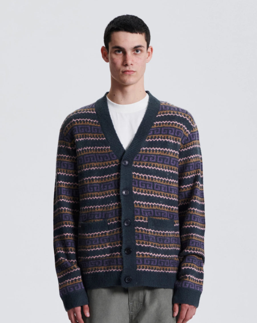 Critical Slide Stonage Cardigan - Black