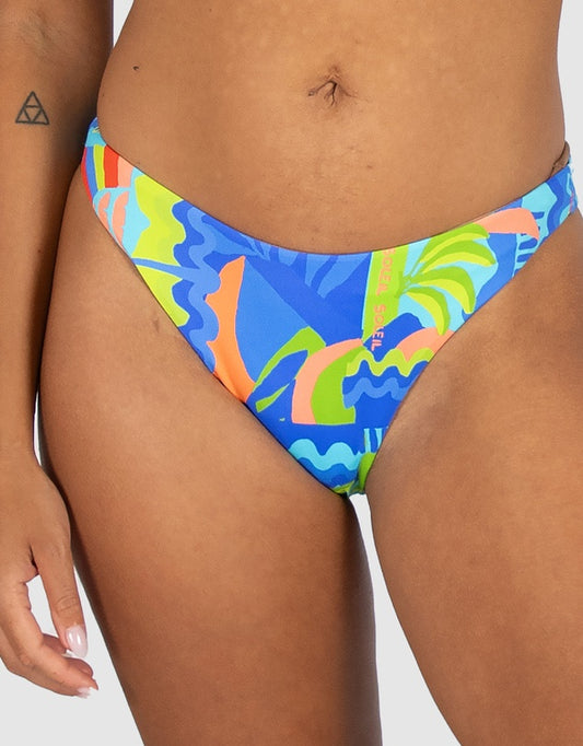 Baku Grenada 80s Rio Bikini Bottom - Electric