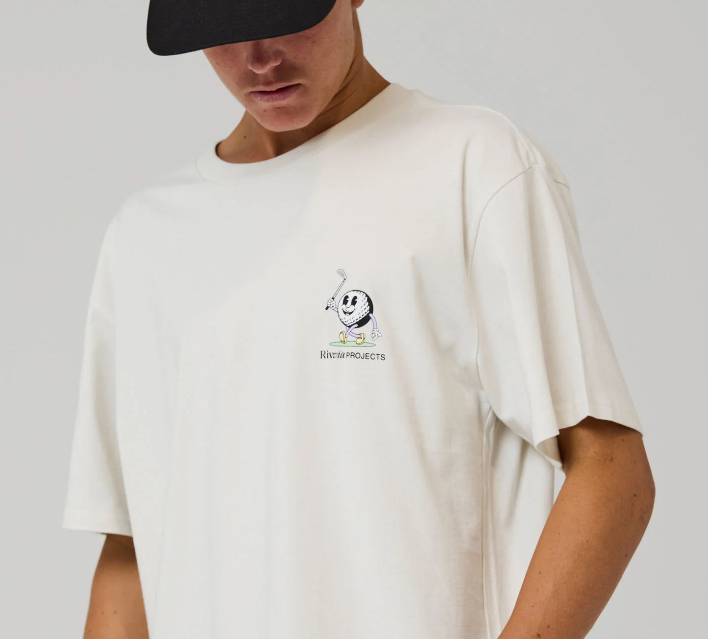 RIVVIA CADDY T-SHIRT : BONE