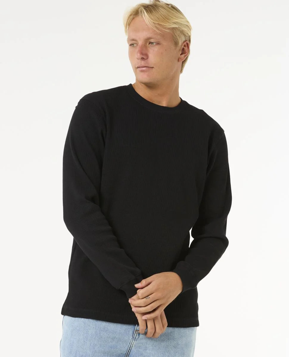 RIP CURL MENS RAW ENERGY WAFFLE LONG SLEEVE TEE