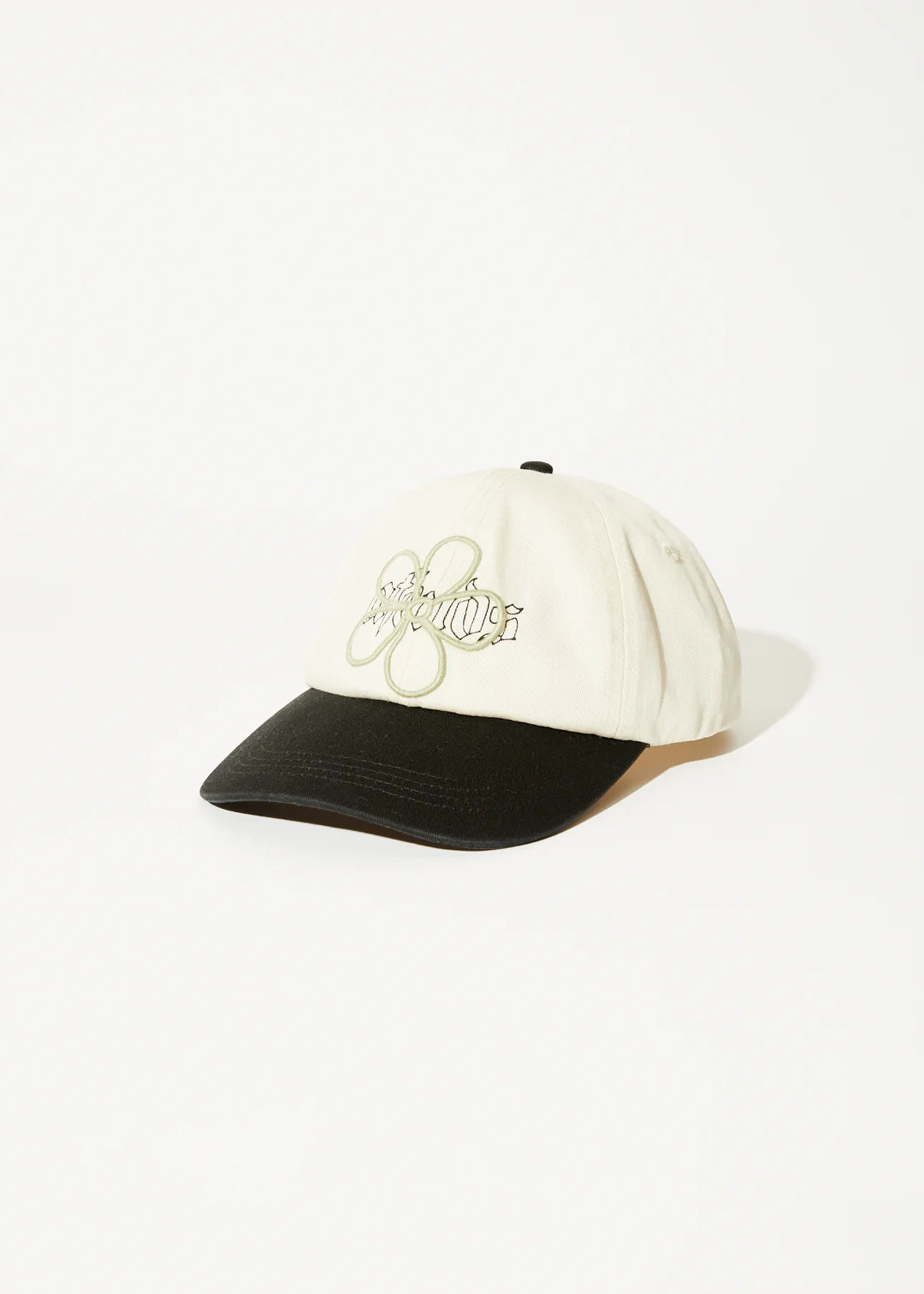 Afends Landed - Panelled Cap - Black / Sand