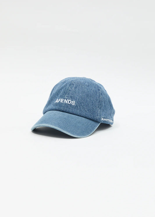 Afends Denim Panelled Cap