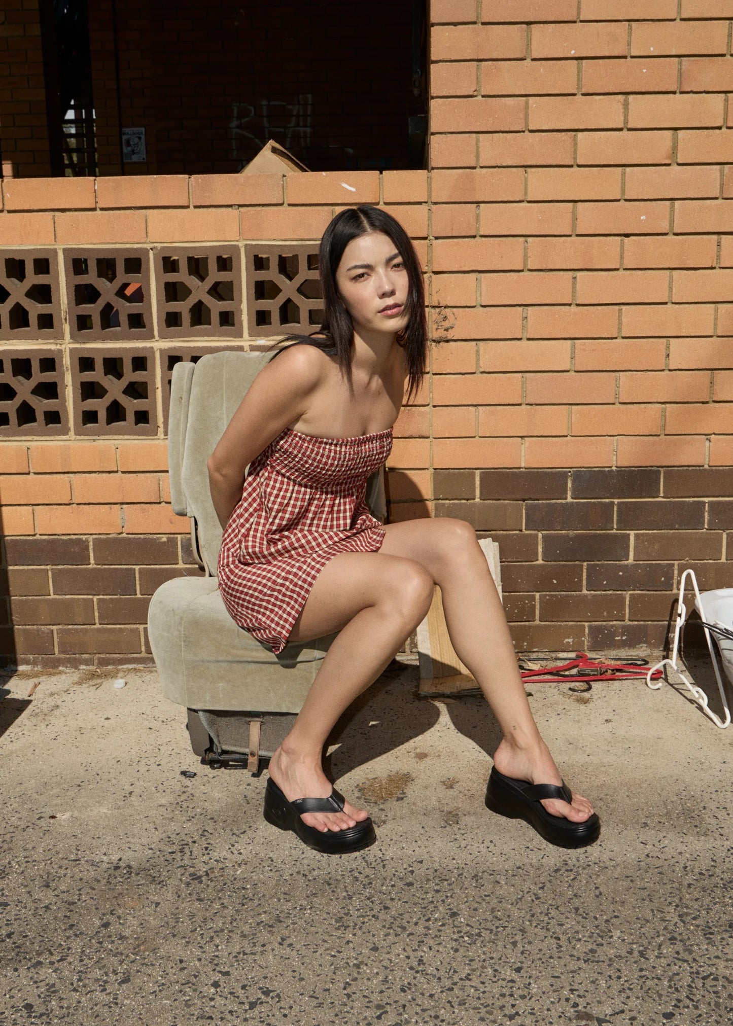 AFENDS AUSTIN - CHECK MINI SKIRT