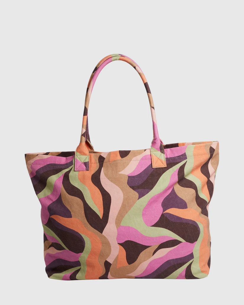 Billabong Womens Surf Swirlin Tides Tote Bag