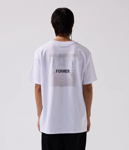 FORMER TWO-TONE CRUX T-SHIRT // WHITE