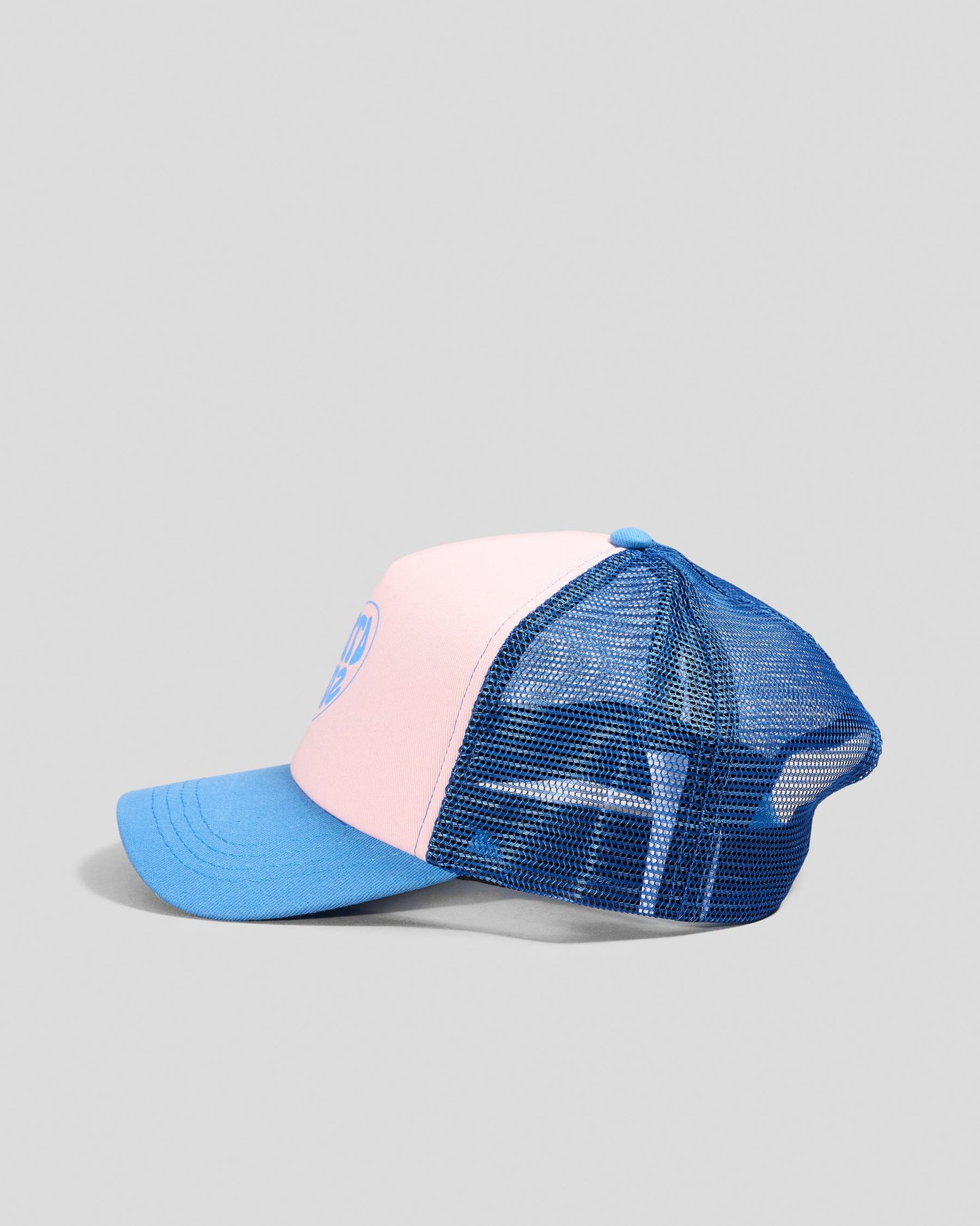 Santa Cruz Balloon Heart Girls Trucker Hat Blue-pink