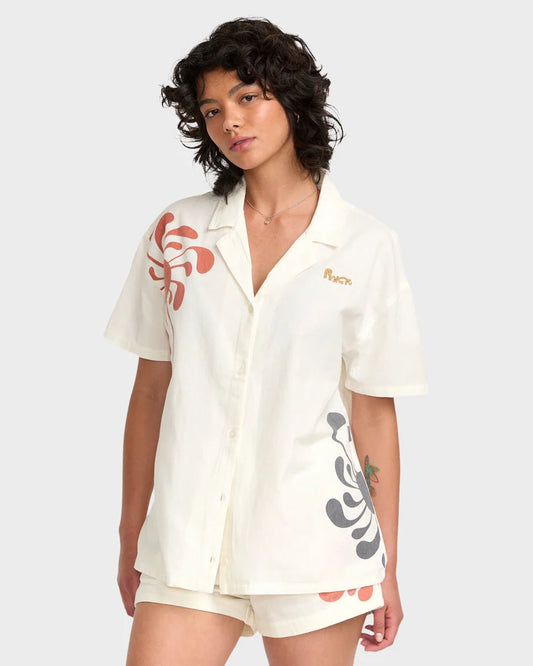 RVCA WOMENS LAURYN BUTTON UP
