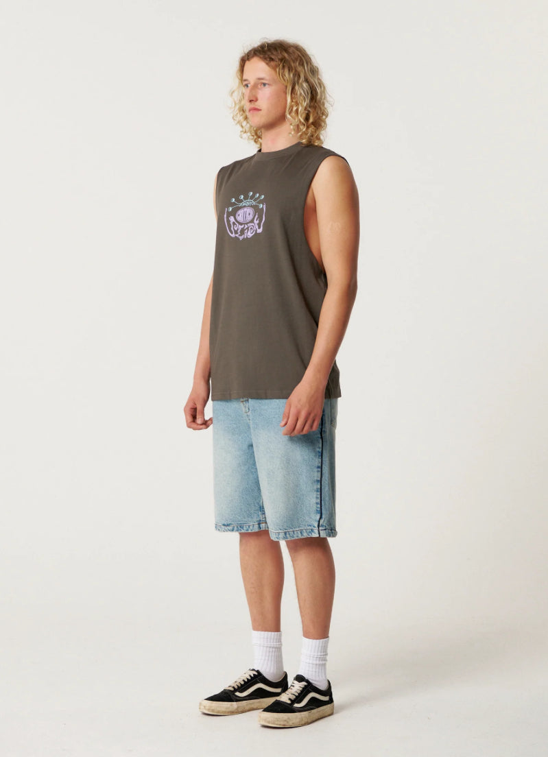 Critical Slide Madness Muscle Tee - Ashphalt