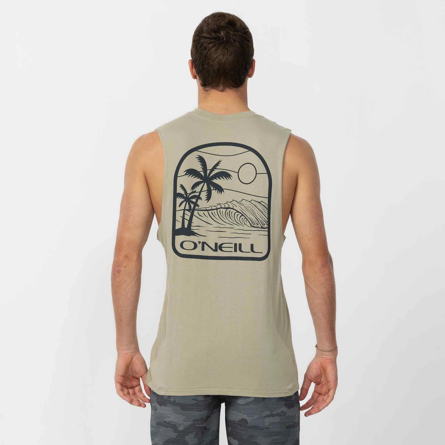 O’NEILL DUSK MUSCLE TEE - SEAGRASS