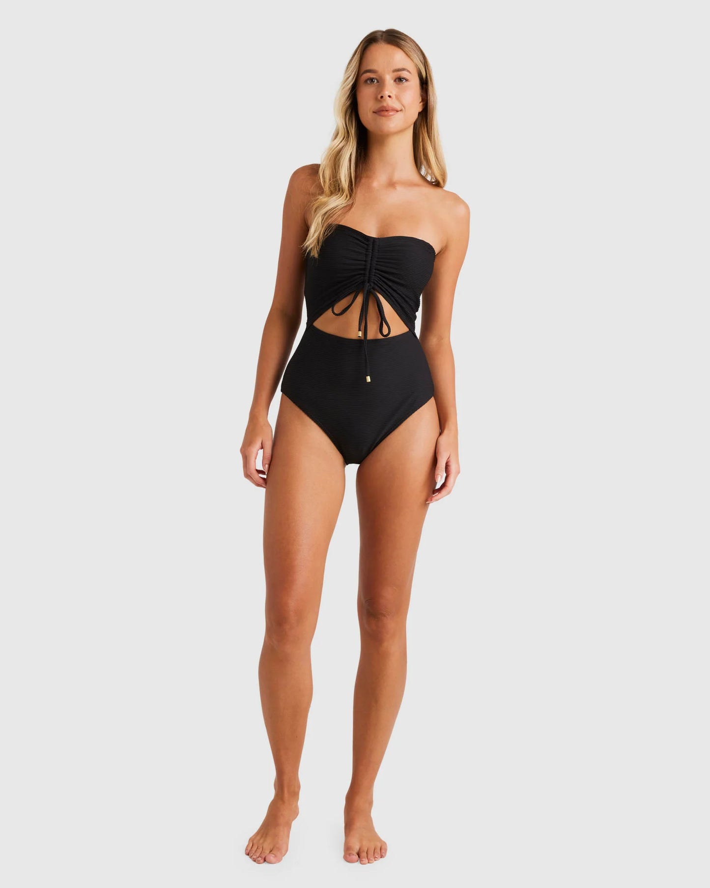 Billabong Womens Tanlines Bandeau One Piece Swimsuit - essential surf and skate