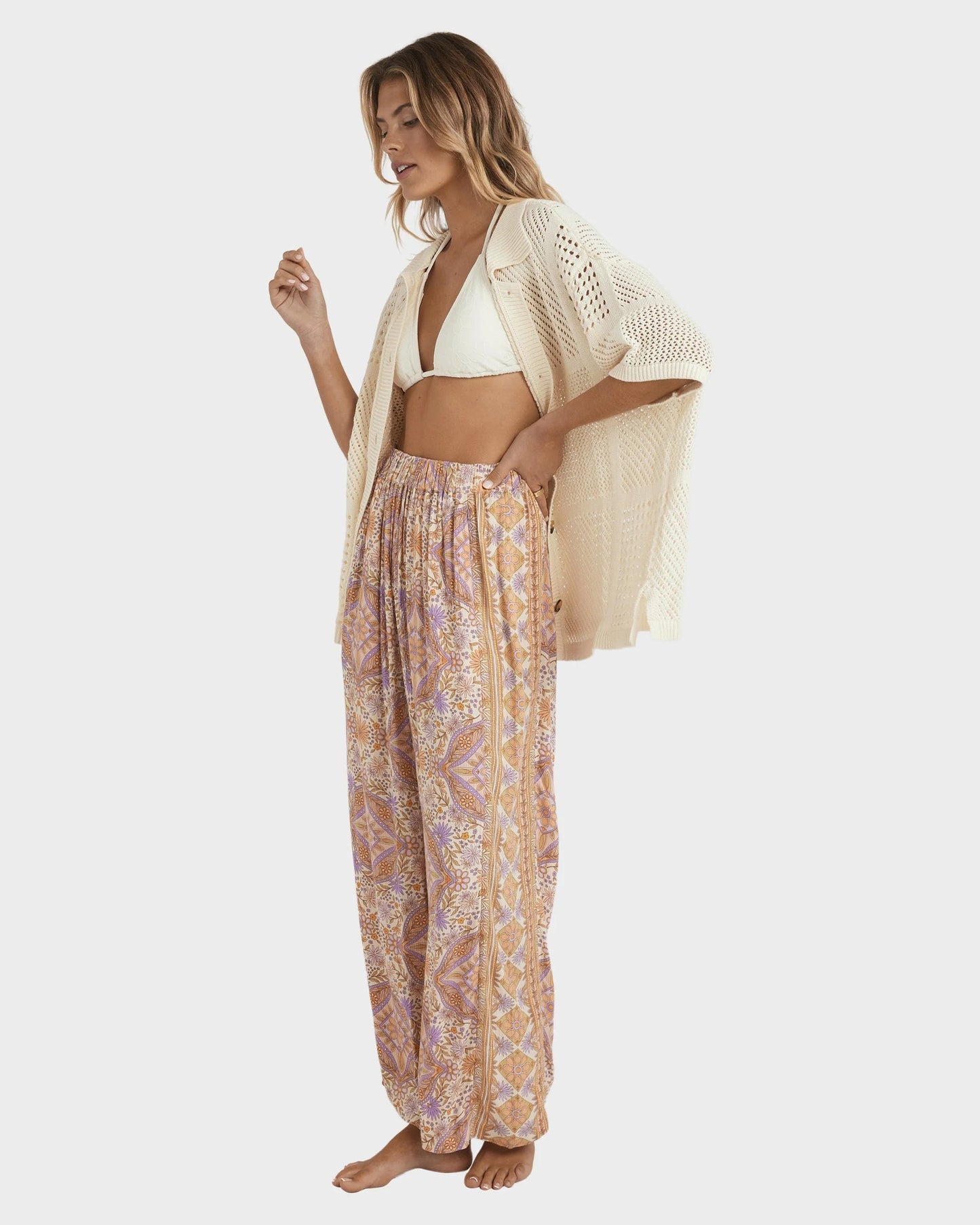 Billabong Womens Just For You Elastic Waist Pants