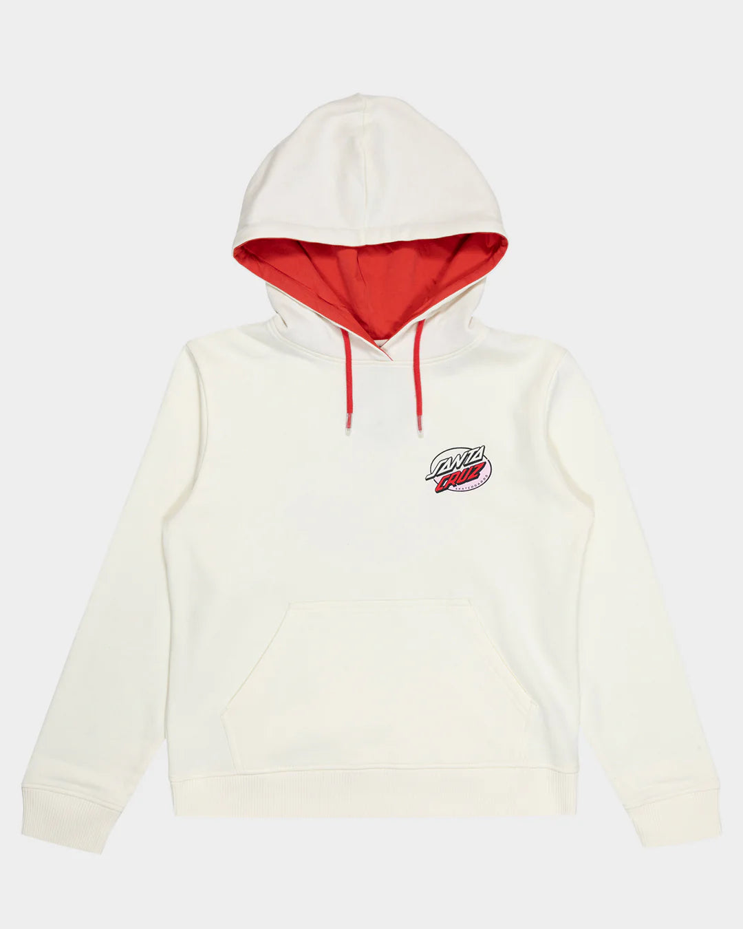 Santa Cruz Mushroom Wave Dot Girls Pullover Hoodie Cream
